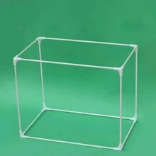 10pcs PVC Plastic Three-Way Joint 19mm/16mm/12mm/8.5mm Tent Bracket Mosquito Net Shoe Rack And Other Storage Rack Fitting T-Shaped Pipe And Elbow Joint - White - View 3