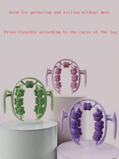 26 轮腿部按摩器，圆形夹式腿部滚轮，用于放松小腿肌肉，瑜伽轮，学校，返校，旅行，旅行必需品，家居必需品，水疗，按摩工具，按摩，按摩器，水疗