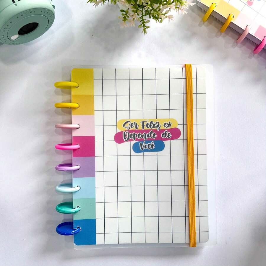 Caderno de discos inteligente Basic Happy - Happy - Visão 1