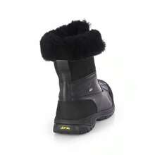 UGG Men's Butte Waterproof Leather Boots - Black - View 3