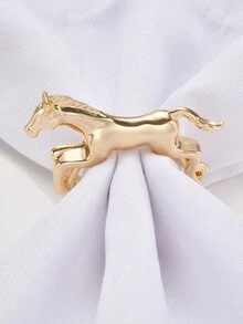 Animal Series Napkins Rings 2/4piece Set Metal Napkin Rings Buckles Dinner Table Decor Napkin Holder For Table Setting Napkin Ring For Wedding,Camping, Festival,Party - Multicolor - View 10