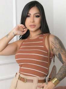 Women Tank Tops & Camis - Camel - View 1