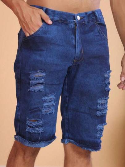 Bermuda Jeans Masculina Atacado Lycra Elastano