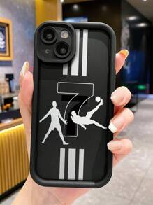 Regali per il fidanzato Custodia protettiva dipinta a mano con motivo da calcio di stile nuovo e di alta qualità, con sensazione di pelle incava-convessa e spessore aumentato, compatibile con iPhone 15, iPhone 15 Pro Max, Apple P13, P14, Custodia morbida da donna per P11, P12 anti-caduta XS, XR, 78P, 78GES2, Samsung A50, A12, A32, A52, A72, A51, A21S, A13, A14, S22 Ultra, S23, A33, A53, S20 FE, Mi Redmi 11 Youth, 12 Pro, 12/12X, Note 11, 9a, 9c, Polox3nfc, Redmi 10, Redmi 9, Note 9, 12c, Note 11Pro, Redmi 10c, Note 8 Pro - Multicolore - Visualizzare 1