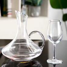 1 pieza Juego de vidrio decantador para copa de vino tinto para cata de vinos en el hogar - transparente - Ver 3