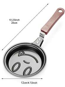 1pc Mini Cartoon Animal Shaped Heart, Star And Bear Print Non-Stick Frying Pan With 4 Pattern Selections Seafood Boil - Color - View 14
