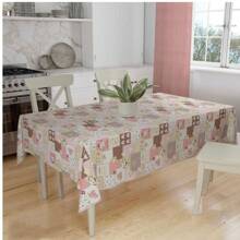 Printed Tablecloth 4 Places 1.00x1.40 For Oxford Kitchen Decoration RECTANGULAR TABLECLOTH - Baby Pink - View 2