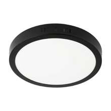 ROUND LED LIGHT 18 W CEILING TYPE DAYLIGHT BLACK PLA-227L VOLTECK 47397 - Black - View 1