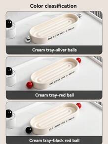 1 件极具吸引力的轻质豪华多用途托盘，具有时尚风格，适用于客厅或浴室 - 多色 - 查看 13