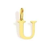 1pc Simple Fashion Golden 26 Alphabet Letters Pendant, DIY Bracelet/Necklace Pendant, Creative DIY Jewelry Making Accessories