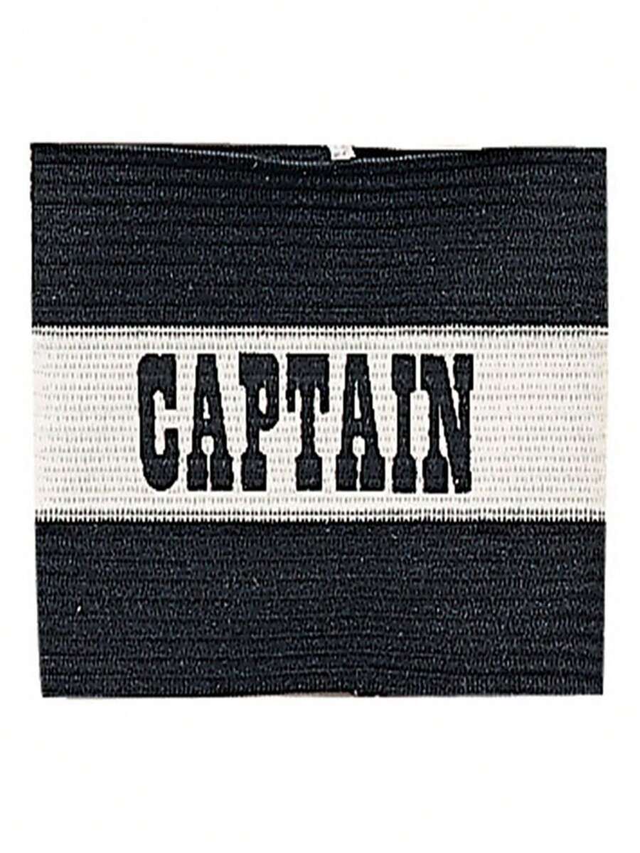 Youth Captain Arm Band, Black & White - White - View 1