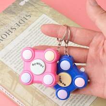 1pc Memory Master Square Handheld Game Console With Random Color Keychain, Brain Training And Memory Improvement, Single-Player Puzzle Game, Stress Reliever Toy - Multicolor - View 2