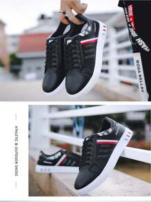 Tenis Para Hombre Zapatos de correr deportivos de malla transpirable y moda masculina para viajes casuales,alpargatas hombre.Breathable Mesh Fashion Sneakers,Patch Lightweight Mens Running Shoes,Customised Fashion Shoes for College Students,Suitable for Street,Party and Lolita Style,New Fashion Mesh Men's Shoes,Fashionable and Ultra-Lightweight Walking Shoes,Suitable for Holiday and Travelling Wear - Negro - Ver 6