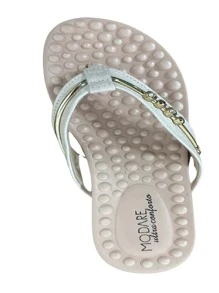 Women Flip-Flops - Mocha Brown - View 1