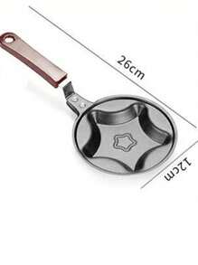 1pc Mini Cartoon Animal Shaped Heart, Star And Bear Print Non-Stick Frying Pan With 4 Pattern Selections Seafood Boil - Color - View 13