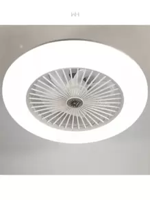 Ventilador de Techo, Foco, Electrodomésticos, Ventilación, Iluminación, Mejoras del Hogar, Innovador - Blanco - Ver 5