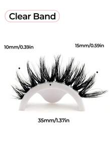 Rikuaild 7 对猫眼睫毛 3D 仿貂睫毛自然睫毛翼状眼尾加长假睫毛延长条睫毛、睫毛、睫毛、假睫毛 - 眼尾拉長款 - 查看 4