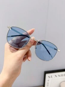 Gafas de moda ovaladas al estilo de celebridades de internet coreanas - A - Ver 8