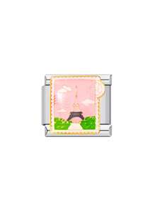 Dream&Radio 1入2024新款9mm經典復古字母意大利項鍊不銹鋼防水首飾手鍊，可拆卸調節粉紅色心形精美首飾手鍊或腳鍊，適用於送情侶紀念品，適合夏季海灘派對和音樂節迪斯科時尚首飾 - 彩色 - 查看 87