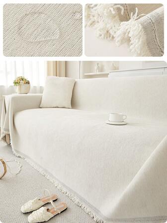 1st vattentät, förtjockad varm sofföverdrag, soffmatta med armstöd Ryggstöd integrerad design, sofföverdrag, överkast, höst/vinter