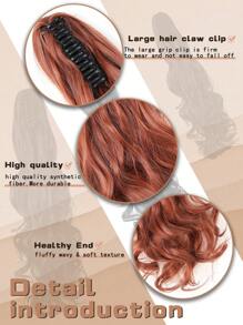 Claw Clip Ponytail Extension Body Wave Clip In Ponytail Hair Extensions Long Ocean Wave Pony Tails For Women Extensions Wave Hairpiece