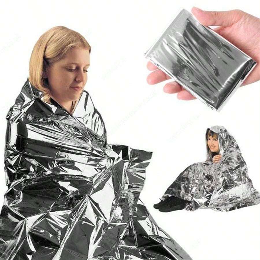 1pc Emergency Blanket Outdoor Survival Rescue First Aid Foil Thermal