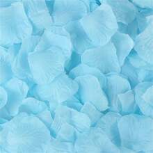 500 片丝绸玫瑰花瓣，适用于情人节、浪漫之夜、婚礼、求婚周年纪念花卉装饰，人造无纺布花瓣，适用于浪漫之夜，