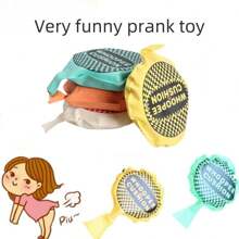 1pc Whoopee Cushion That Produces Human Farting Sound, Creative And Funny Joke Gag Toy, Suitable For All Comical People, 16.5CM Random Color - Fart Cushion - View 2