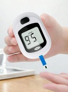 Cofoe Ensemble de moniteur de glucose sanguin Cofoe avec écran LCD, conception compacte, fiable - 50 bandelettes de test et 50 lancettes incluses- glucomètre numérique avec ensemble complet portable