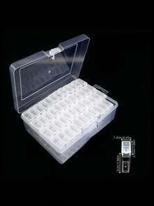 45pcs MIG Storage Box Diamond Painting Tools, Drilling Storage Box, Transparent DIY Rice Bead Box Large Bottle Drill Box. - 45pcs MiG Storage Box - View 3