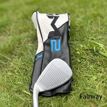 Golf Club Head Cover Skull Design Protection Set, Suitable For Wood, Fairway Wood, Hybrid Club, PU Leather Material, Soft And Durable Golf Accessories - Blue - View 4