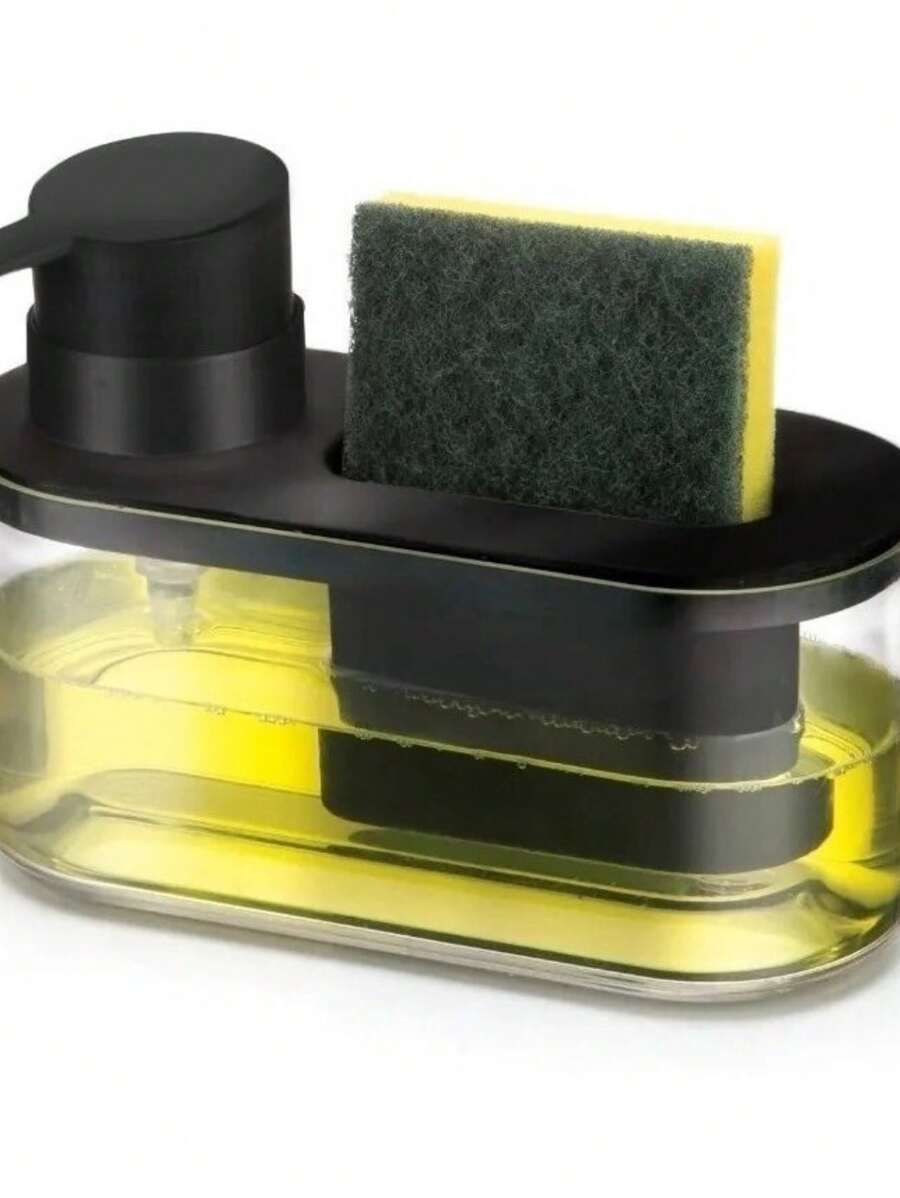 Dispenser Para Detergente E Bucha Para Pia/cozinha/bancada - Multicolorido - Visão 1