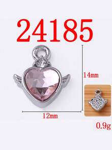 Hermosos accesorios de joyería de aleación con pedrería, para hacer tus propios aretes, collares y pulseras de cristal - Accesorios de diamantes de la serie Beautiful Girl - Ver 8