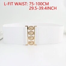 Women's Stretchable Elastic Belt Plus Size European And American Style Waistband For Dress, Outerwear, Elegant Waist Cincher (1 Pc) Halloween Summer, School Fall, Autumn, Halloween - Multicolor - View 20