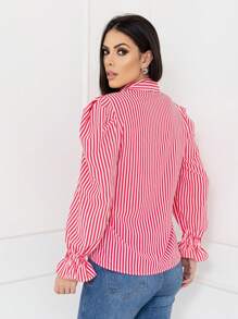 Women Blouses - Màu Hồng Tươi - Xem 3