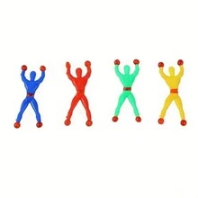 10入組擠壓減壓玩具，四足爬壁玩具，創意黏性玩具，派對禮物，創意卑劣玩具，適用於創意小禮物、假日配件、生日派對用品、派對禮物 - 顏色隨機 - 查看 4