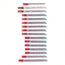 Juego De 16 Seguetas Zanco Tipo U P/sierra Caladora Standar - Rojo - Ver 1