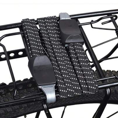 Bicycle/motorcycle Luggage Carrier With Elastic Rope, Mountain Bike Straps, Super Stable And Convenient Luggage Binding Rope