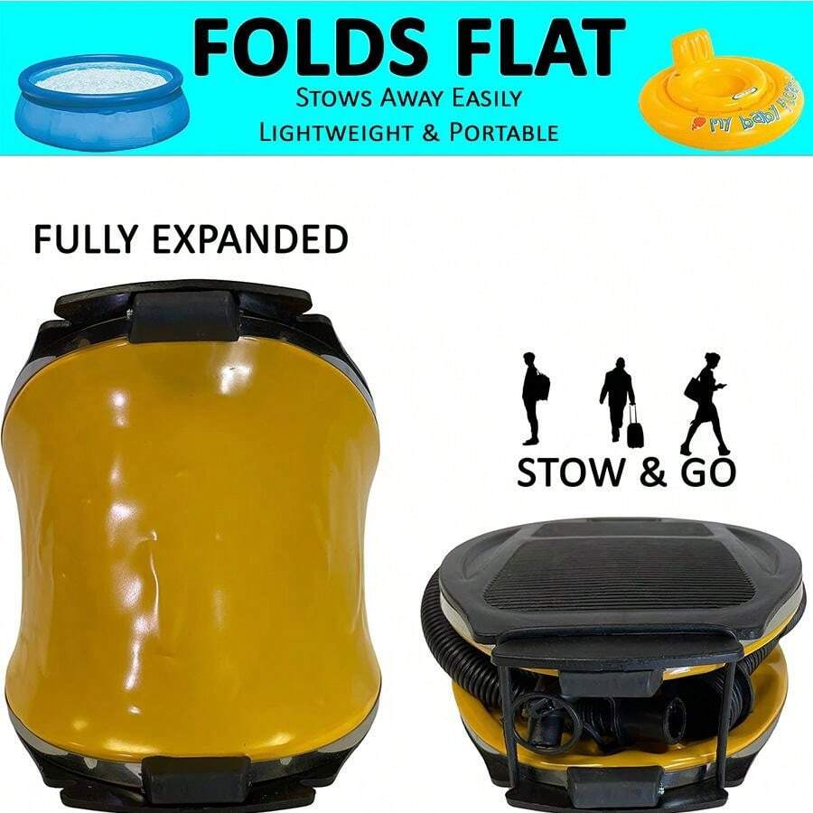 1pc Foot Pump With Ribbed Tubes HighQuality Pump For Inflatable