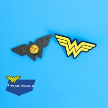 Justice League DC英雄徽章，漫畫卡通正義聯盟英雄胸針，多功能時尚卡哇伊金屬徽章，酷炫的服裝袋裝飾配件[官方授權] - 彩色 - 查看 14