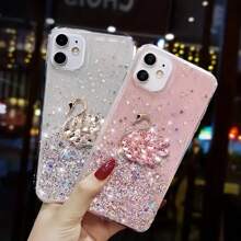 1 ốp lưng TPU lấp lấp lánh hình bướm và trái tim kèm dây treo, tương thích với iPhone 15 Proamx 14 Proamx 13 Proamx 12 Proamx 11 Promax XSMAX, S23 S22 S21, OPPO A54, Vivo Y21, Redmi Note 9, P50. Phiên bản quốc tế, không phải phiên bản nội địa. - trắng - Xem 3