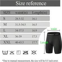 Basketball Compression Shorts For Training And Exercise, Breathable, High Elastic, Quick Dry, Mid-Calf Shorts - שחור - ראה 5