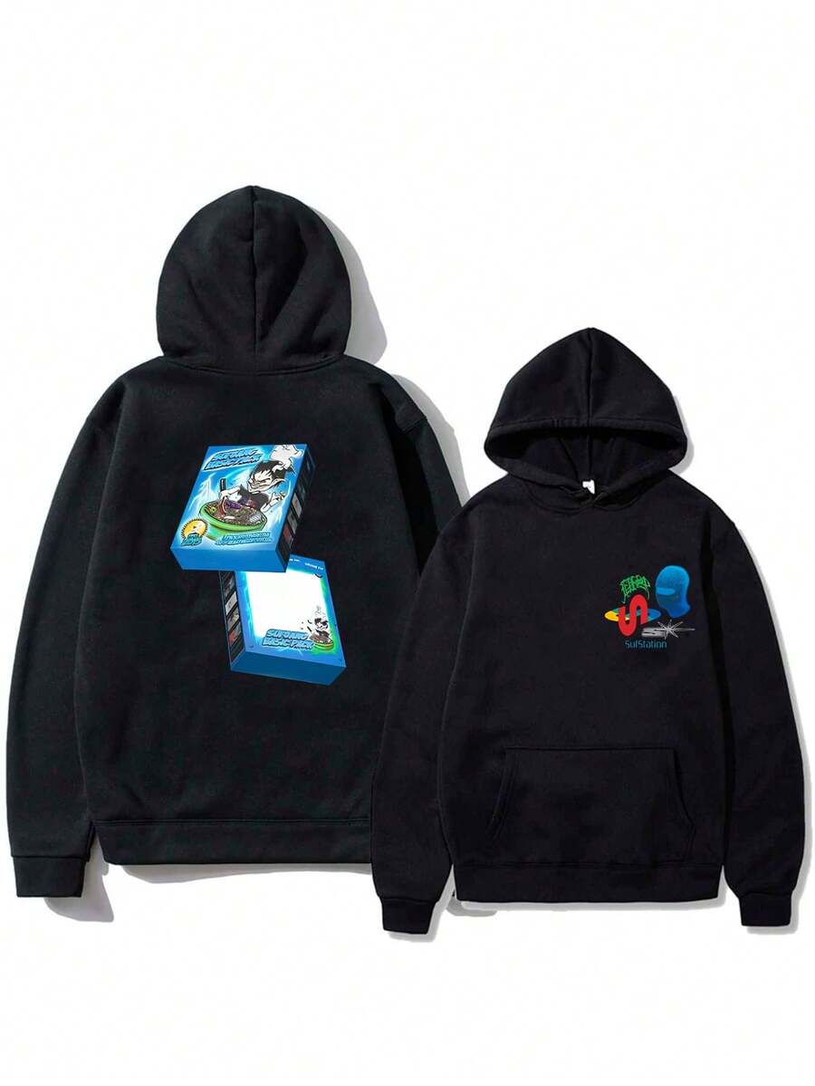 Men Hoodies - màu đen - Xem 1