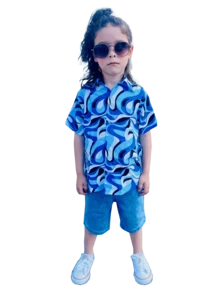 Young Boys Shirts - Blue - View 7