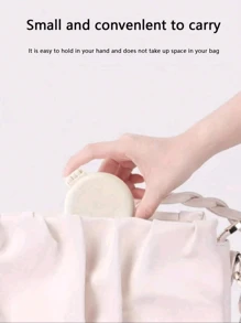 1 Pc Mini Portable Girl's Comb For Outdoor, Lightweight Bifold Travel Comb With Mirror