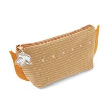 Estojo para lápis/ bolsa de maquiagem Moisés Dividindo o Mar Vermelho - Inspire um estilo fiel com armazenamento inteligente, ideal para escritório, escola e muito mais! - Castanho - Visão 3