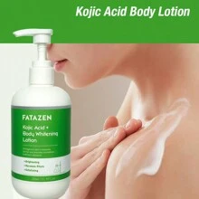 FATAZEN 350毫升有機糠醛美白乳液，身體修護去角質霜，護膚滋潤身體乳液 - 綠色 - 查看 4