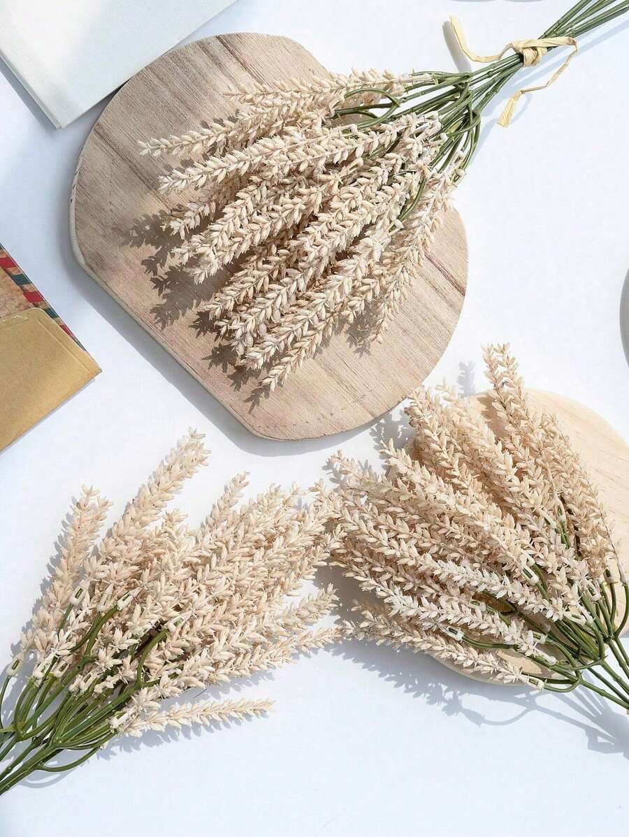 9 pièces/6 pièces Set - Plantes artificielles, décoration de printemps, fruits, décoration intérieure, bouquet de fleurs artificielles de saison des récoltes, bouquet de blé artificiel, herbes et graines, fleurs artificielles, plantes de décoration pour salon, accessoires photo de style campagnard, décorations, décoration de mariage de printemps, accessoires photo de style campagnard, cadeau d'anniversaire, cadeau de remise des diplômes, décoration d'intérieur, fournitures de rentrée scolaire