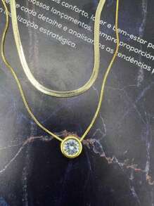 Women Necklace Sets - Vàng - Xem 3