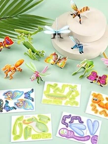 50 Cute Fun Insect Paper Puzzles